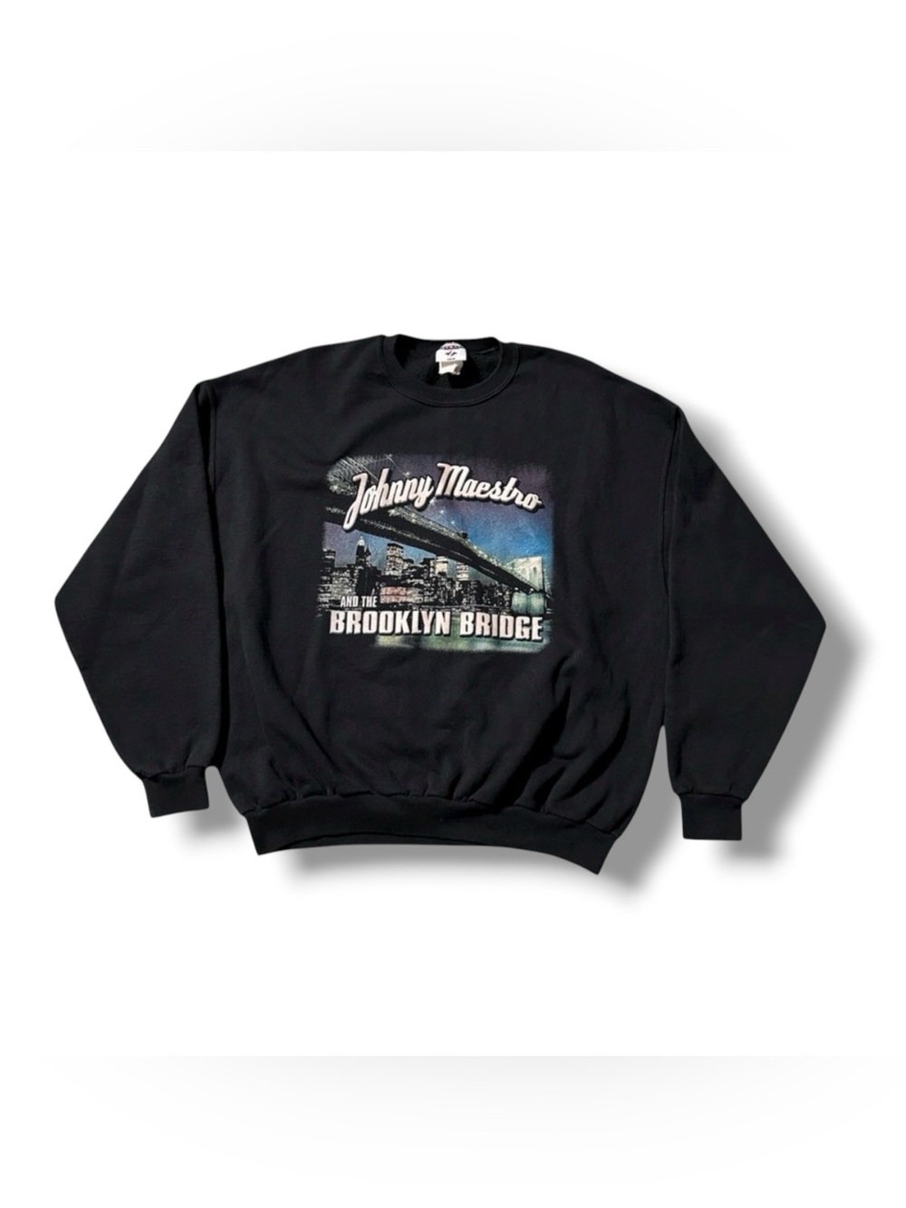 Men’s Jerzees Johnny Maestro And The Brooklyn Bridge Crewneck Sweatshirt